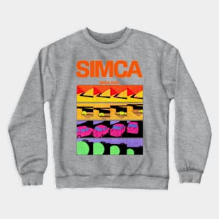 SIMCA 1000 - brochure Crewneck Sweatshirt